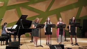 Singing with my students